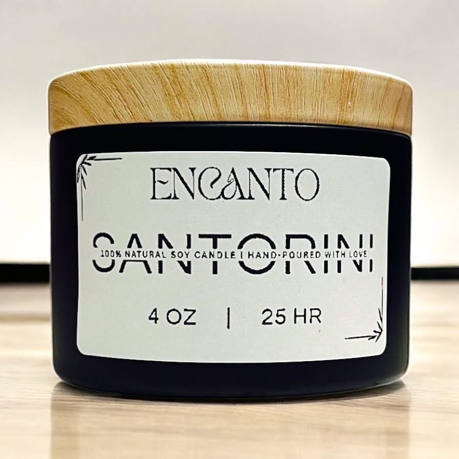 Santorini Candle